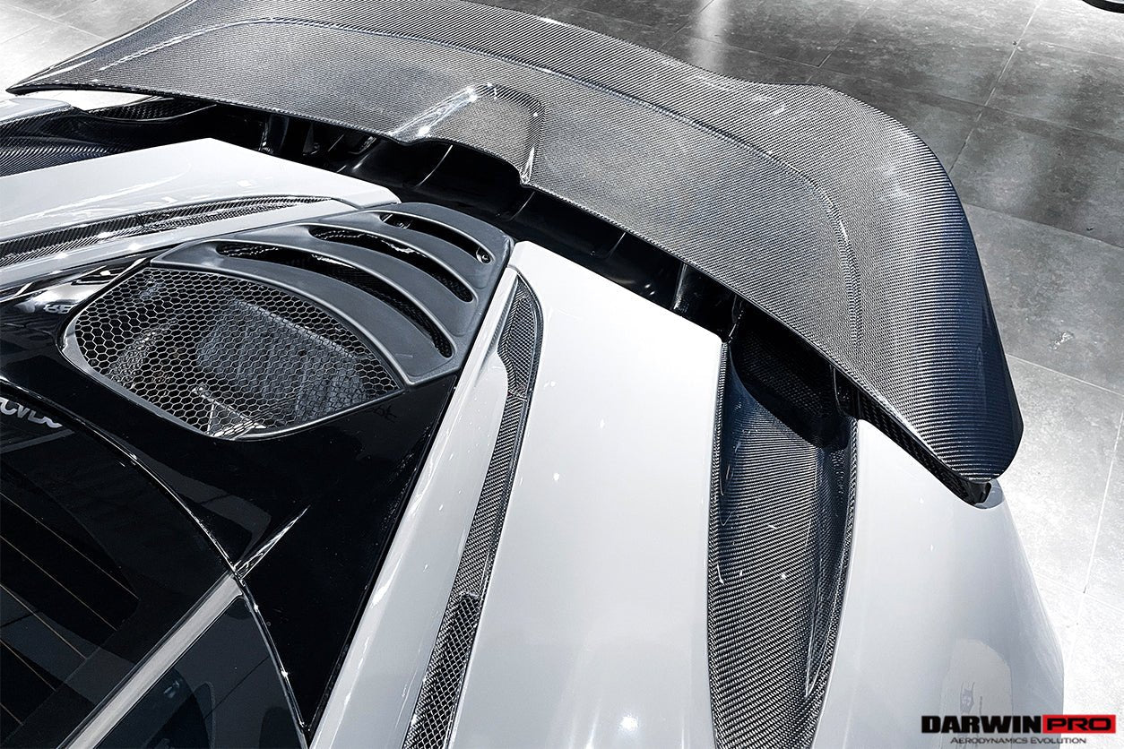 2017 - 2021 McLaren 720s Dry Carbon Fiber Rear Trunk Air Intake Vents Replacement